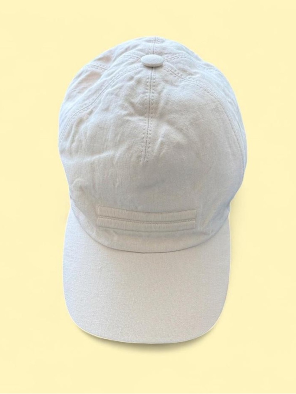 Zegna Minimal Cream Hat